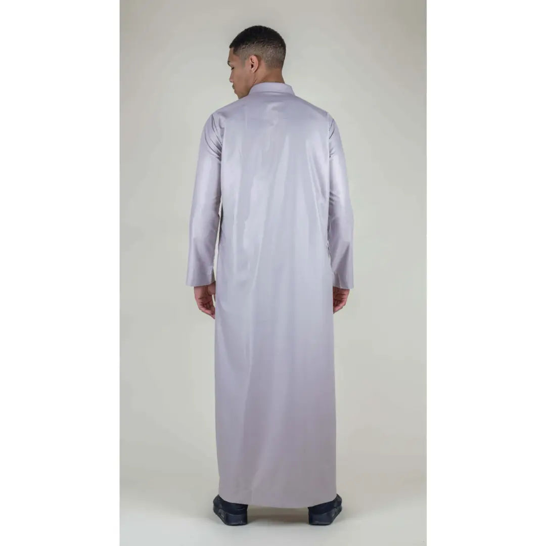 101 Mens Beige Islamic Muslim Cotton Thobe Jubba 6