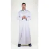 101 - Men's Cream Islamic Muslim Cotton Thobe Jubba