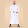 101 - Men's White Islamic Muslim Cotton Thobe Jubba