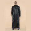 102 - Men's Black Islamic Muslim Shiny Thobe Jubba - Image 4