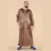 102 - Men's Bronze Islamic Muslim Shiny Thobe Jubba - Image 2