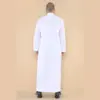 103 - Men's White Muslim Islam Eid Nehru Collar Thobe - Image 5