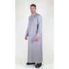 104 - Men's Beige Muslim Nehru Collar Eid Thobe - Image 5