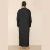 105 - Men's Black Gold Omani Eid Tassel Thobe Jubba - Image 5