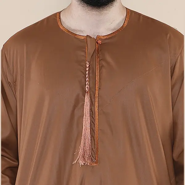 105 Mens Camel Omani Eid Tassel Thobe Jubba Thobez 4