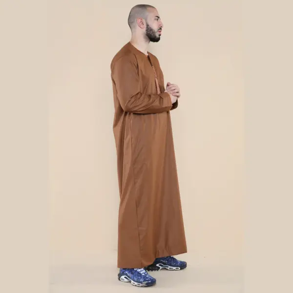 105 Mens Camel Omani Eid Tassel Thobe Jubba Thobez 5