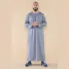 105 - Men's Grey Omani Eid Tassel Thobe Jubba