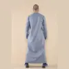 105 - Men's Grey Omani Eid Tassel Thobe Jubba - Image 5