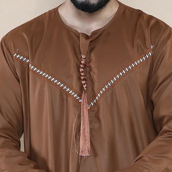 106 Mens Camel Omani Eid Tassel Thobe Jubba Thobez 4