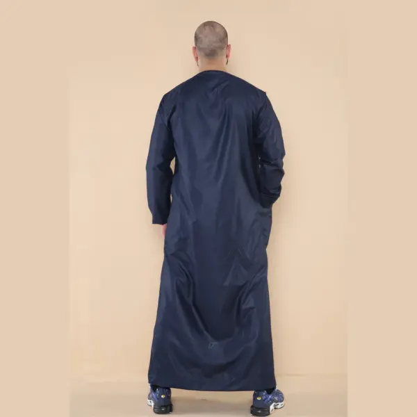 106 Mens Navy Omani Eid Tassel Thobe Jubba Thobez 6