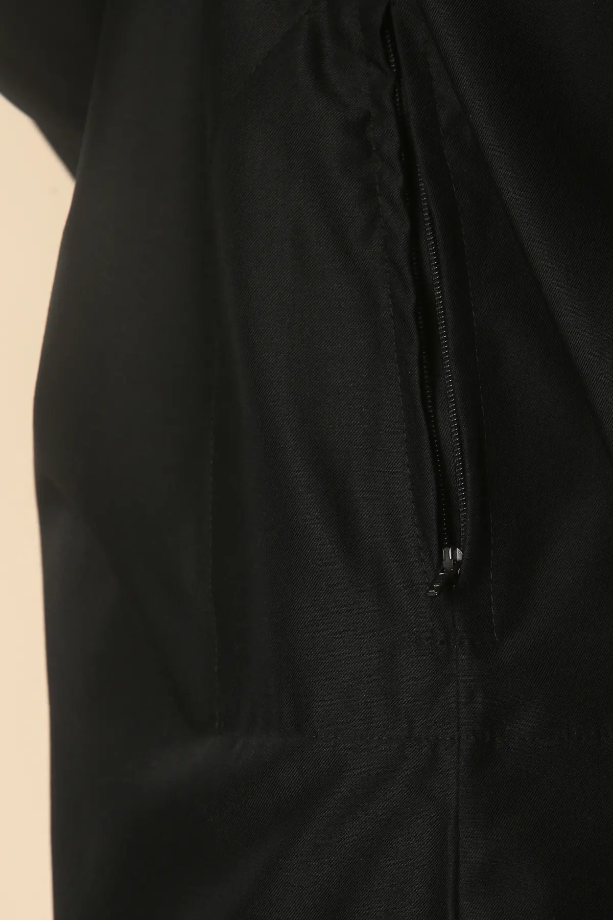 OE-300 - Boy's Black Emirati Omani Thobe Gold Embroidery - Image 9
