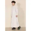 TT-001 Boy's Beige Thobe Emirati Islamic Clothing String Tassel - Image 3