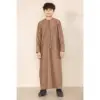 TT-001 Boy's Bronze Thobe Emirati Islamic Clothing String Tassel - Image 2