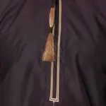 TT-003 - Men's Purple Emirati Thobe Gold Tassel Embroidery - Image 9