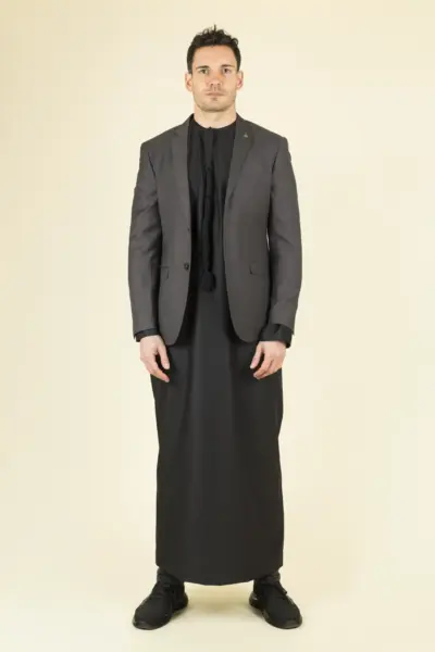 Paul Andrew Charles - Men's Charcoal Summer Wedding Blazer
