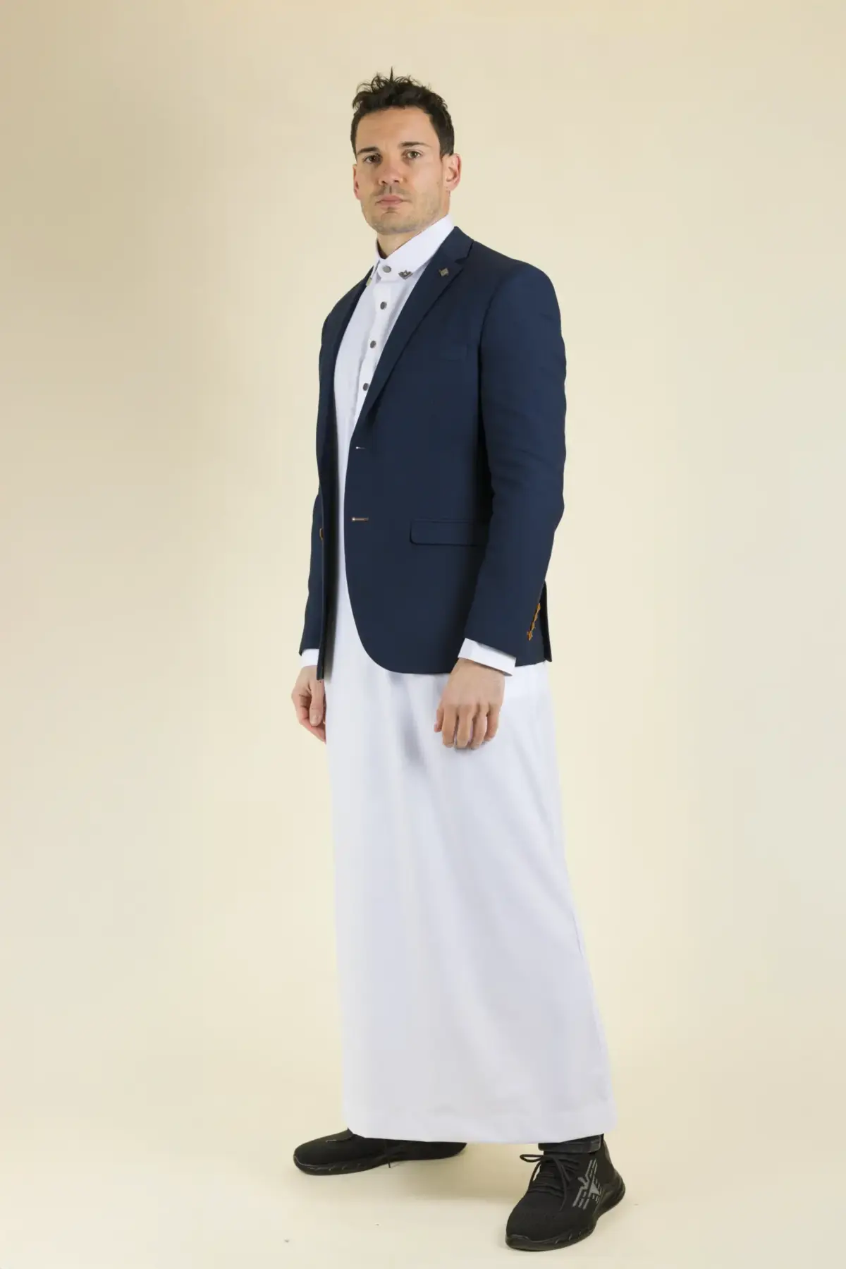 Paul Andrew Mayfair- Men's Plain Navy Wedding Blazer - Image 6