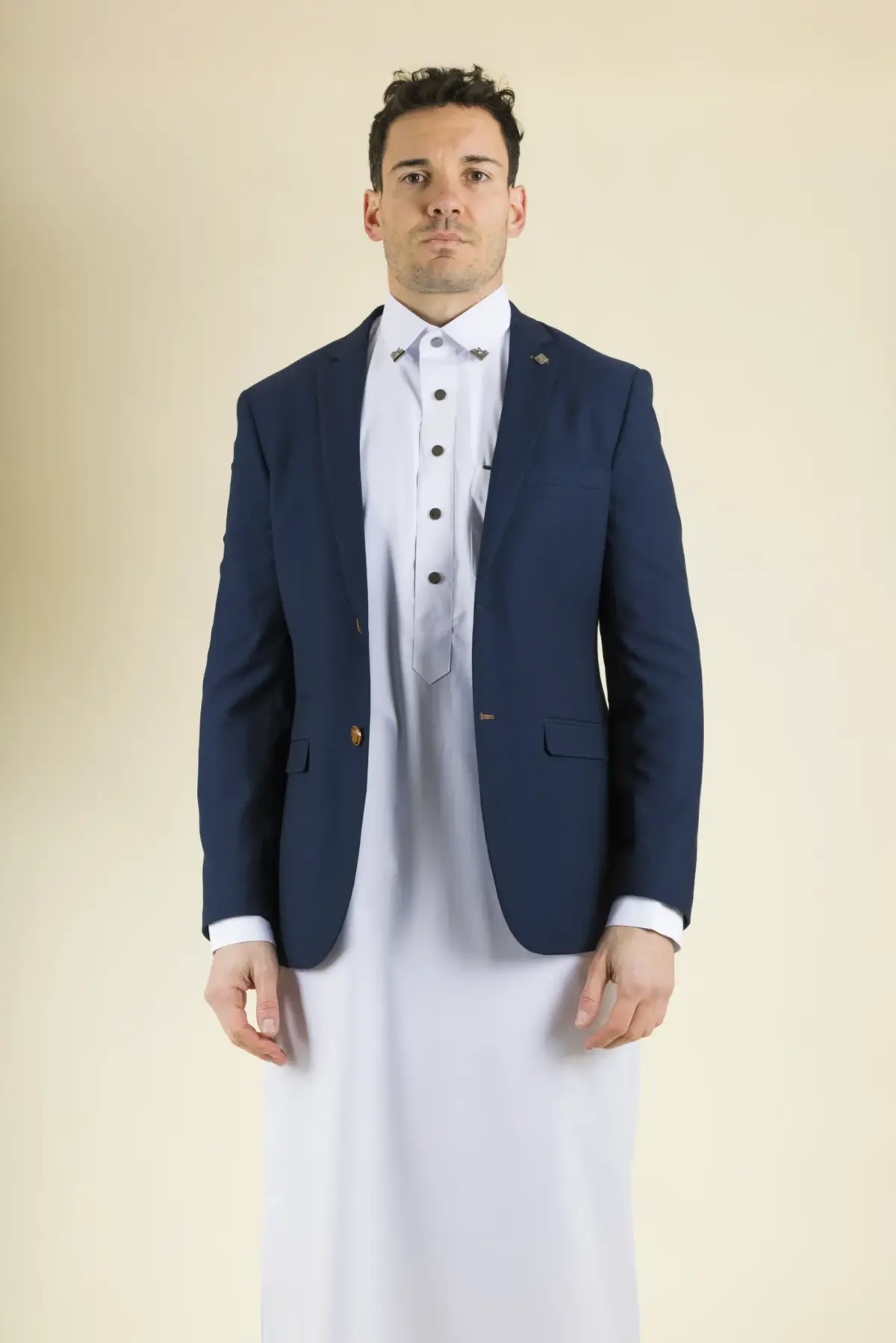 Paul Andrew Mayfair- Men's Plain Navy Wedding Blazer - Image 7
