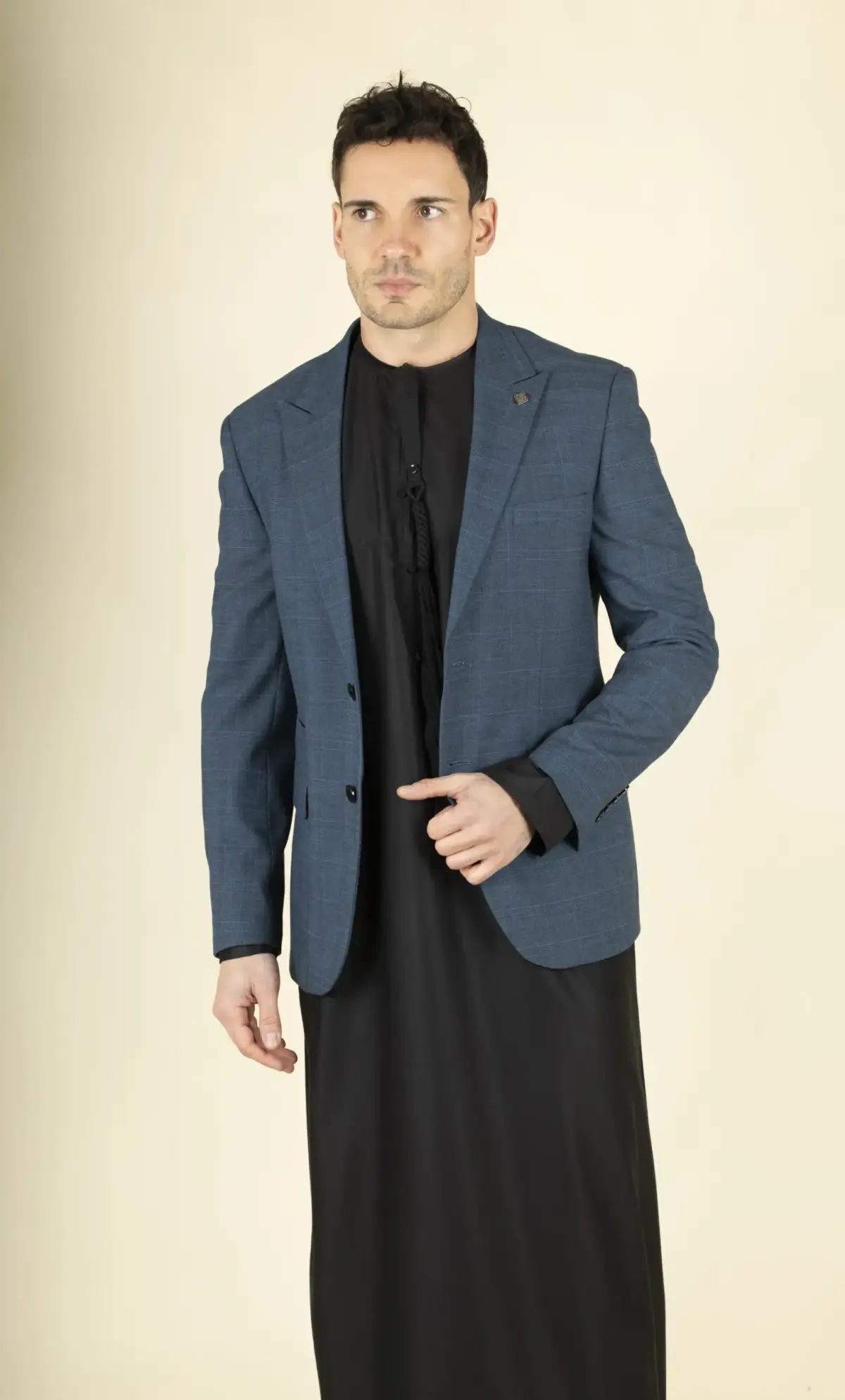 Viceroy - Men's Blue Check Blazer - Image 4