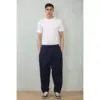 Men's Navy Elasticated Comfort Thobe Trousers - Image 2